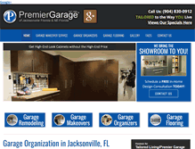 Tablet Screenshot of garages-jacksonville.com